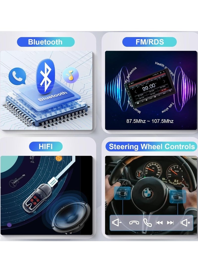 Vierex - Android Car Stereo For Honda Accord 8th 2008-2013 4GB RAM Support Apple Carplay Android Auto Wireless QLED Touch Screen Fast Interface Quick Boot AHD Camera Included SIM Card Bluetooth USB Video - Image 1