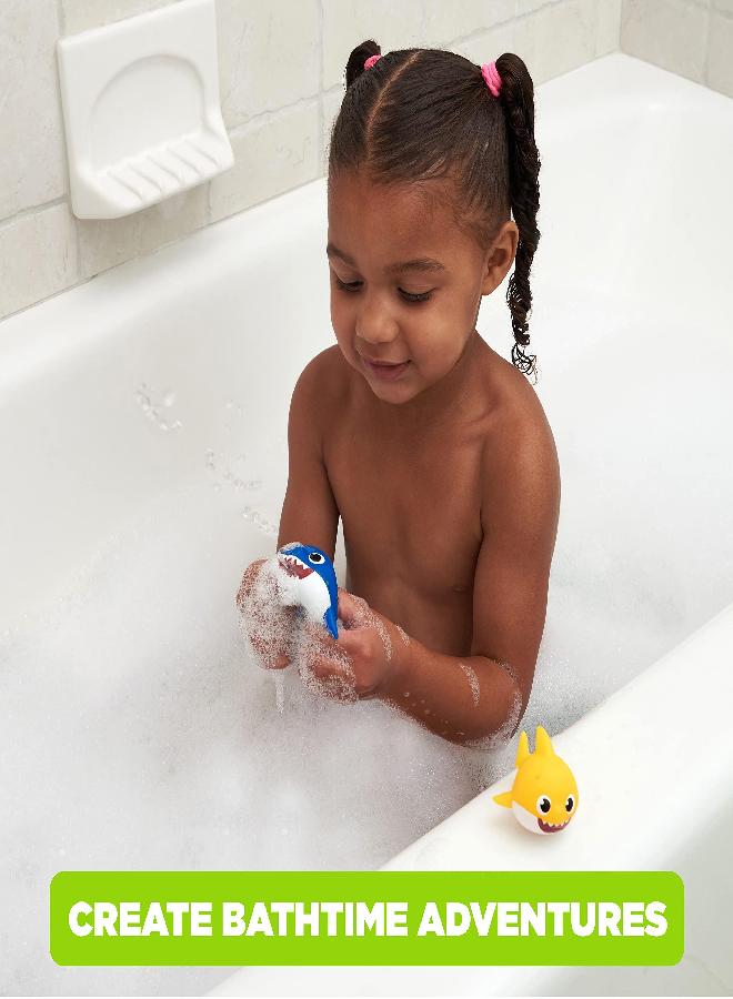 ginsey Pinkfong Baby Shark Bath Squirters 2 Pack, Baby Shark & Daddy Shark - Image 2