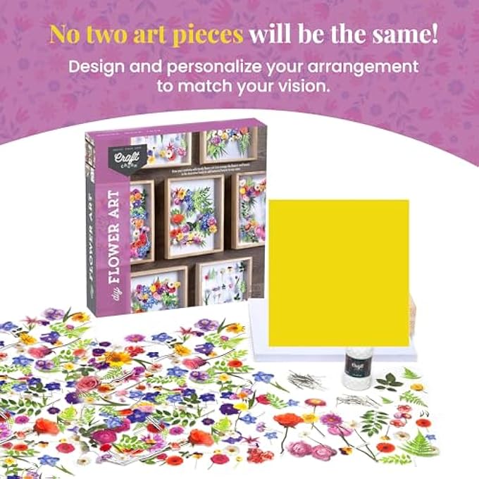 Craft Crush DIY FLOWER ART KIT - Image 4