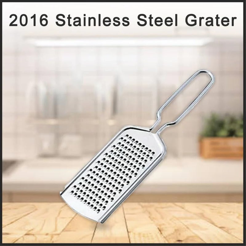 Brunchy Cheese Slice Grater Stainless Steel - Nutmeg Cheese Citrus Zest Zester Grater for Efficient Grating and Zesting in the Kitchen - Premium Cheese Grater for Home Cooks - Image 4