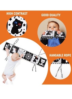 Womdee High Contrast Sensory Baby Toys Soft book,early Education Book,Infant Tummy Time Toys, Three-Dimensional Can Be Bitten and Tear Not Rotten Paper 0-3 Years Old Newborn Toys  - Image 5