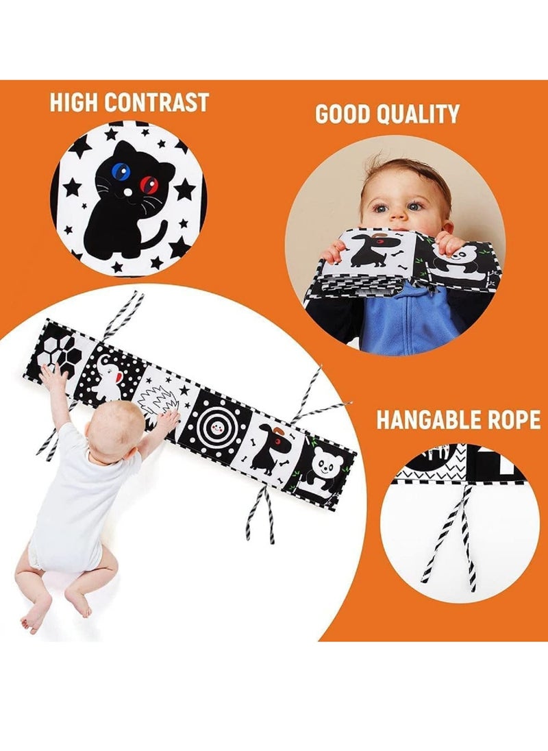 Womdee High Contrast Sensory Baby Toys Soft book,early Education Book,Infant Tummy Time Toys, Three-Dimensional Can Be Bitten and Tear Not Rotten Paper 0-3 Years Old Newborn Toys  - Image 5