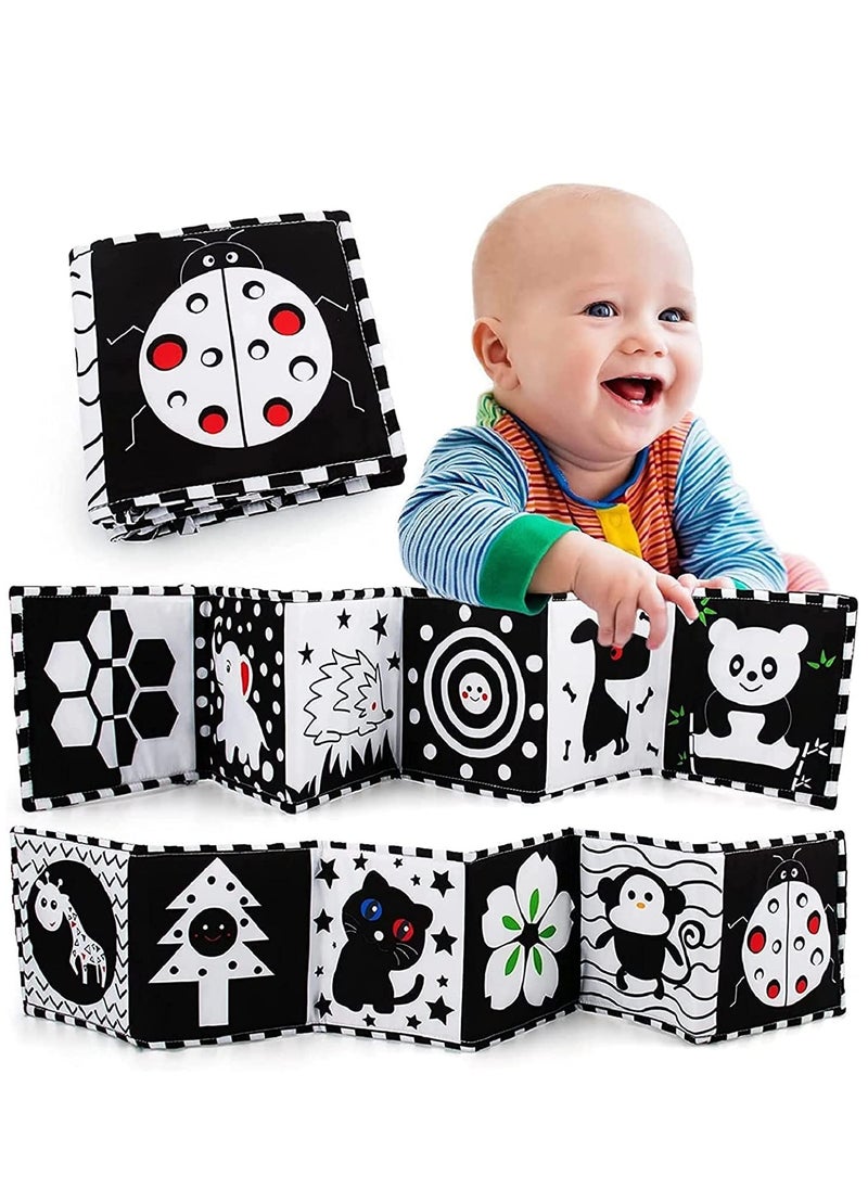 Womdee High Contrast Sensory Baby Toys Soft book,early Education Book,Infant Tummy Time Toys, Three-Dimensional Can Be Bitten and Tear Not Rotten Paper 0-3 Years Old Newborn Toys  - Image 1