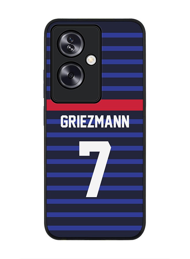 Stylizedd Rugged Black Edge Case for OnePlus Nord N30 SE, Slim fit Flexible Case Cover - Football Team - France, Player Name - Griezmann - Image 1