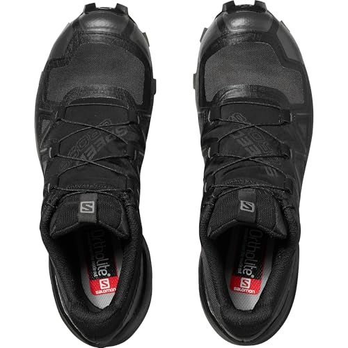 Salomon Women’s Speedcross 5 GTX, Waterproof Trail Running Shoes - Black/Black/Phantom - 6 - Image 5