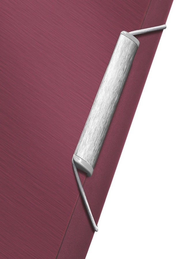 ليتز مجلد ملفات فاخر من نوع Leitz Style PP Divider Book مزود بـ 6 فواصل بعلامات تبويب، لون أحمر غامق (سعة 200 ورقة) - Image 5