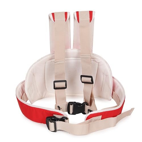 MELVIS Kids Safety Belt for Two Wheeler with Reflective Strips, Portable Seat Belt Children Motorcycle Harness for Motorcycle Bike, Adjustable Safety Harness for Boys Girls (2-12years) (Red) - Image 4
