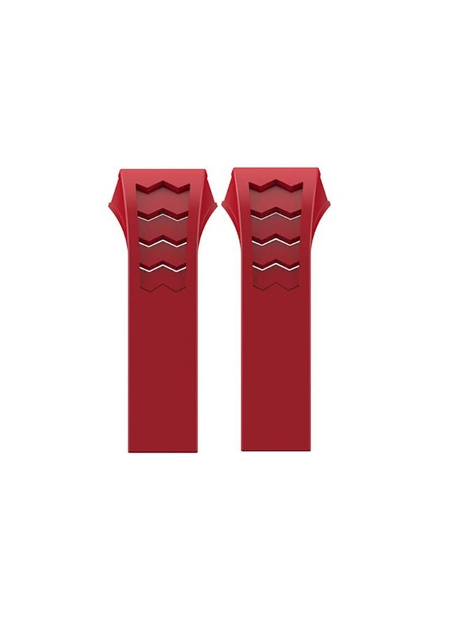 Luxury Watchband Fluorine Band for Apple Watch Ultra 49mm, Without watch buckle(Color : red, Size : 49mm for Ultra) - Image 1