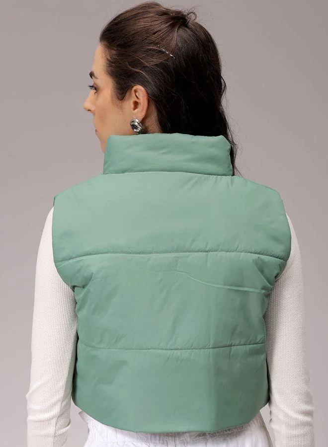 Freehand  Women Regular Fit Solid Quilted Jacket for Women | Best Price UAE