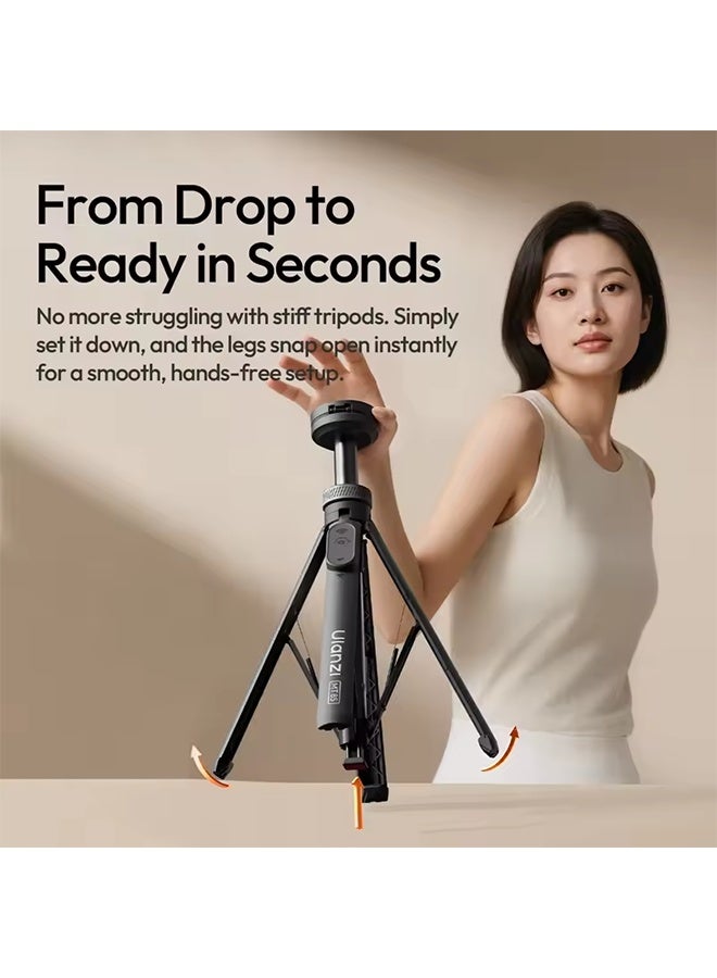 Ulanzi MT85 Automatic Phone Tripod Magsafe Dual-Side Magnet with 10m Wireless Control for Selfie Stick Livestreaming Vlog Shots - Image 5