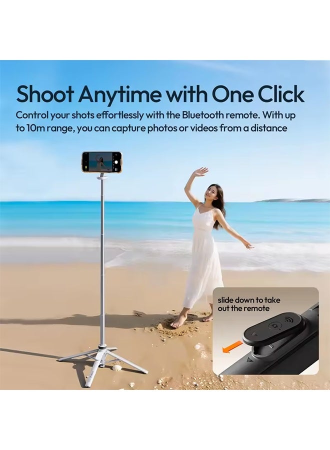 Ulanzi MT85 Automatic Phone Tripod Magsafe Dual-Side Magnet with 10m Wireless Control for Selfie Stick Livestreaming Vlog Shots - Image 3