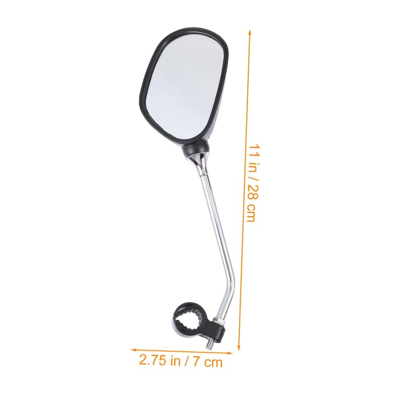 360 Degree Rotating Wide Angle Bike Mirrors for Bicycle Ebike Scooter - Image 3
