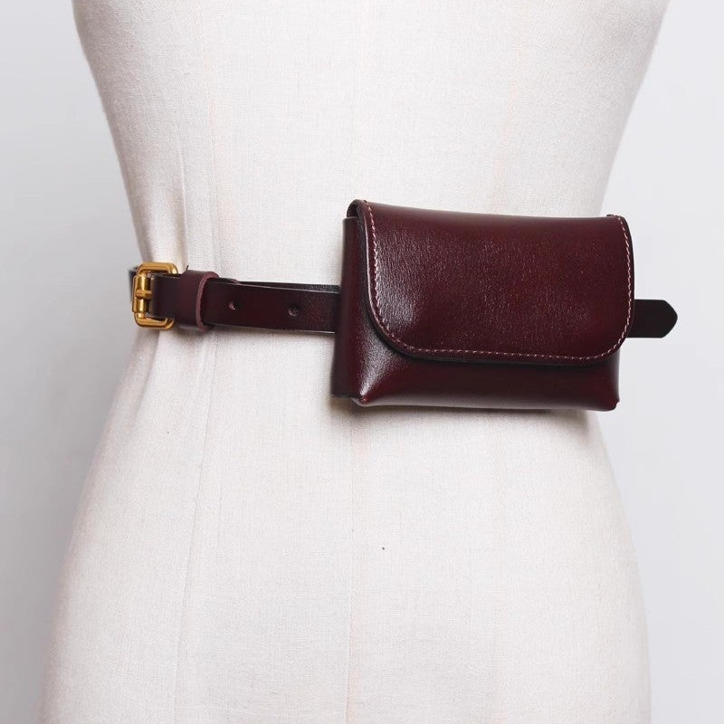 Women'S Belt Trendy Ins Small Waist Bag With Suit Dress Real Belt Decorative Jeans Simple All-Match Girdle - Image 3