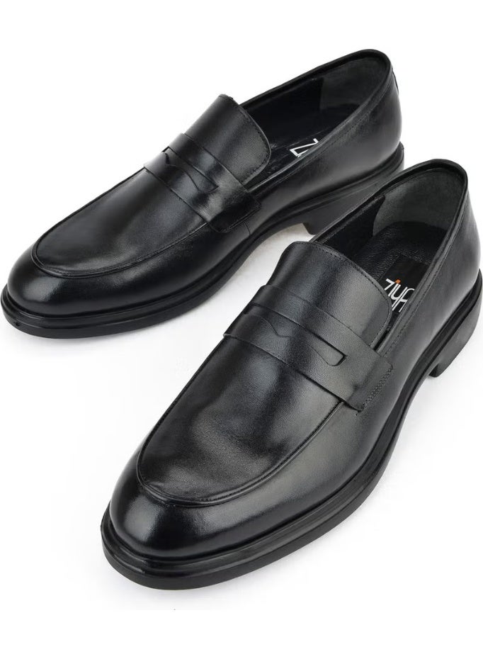Ziya , Men's Leather Shoes 1431039Z226 Black - Image 5