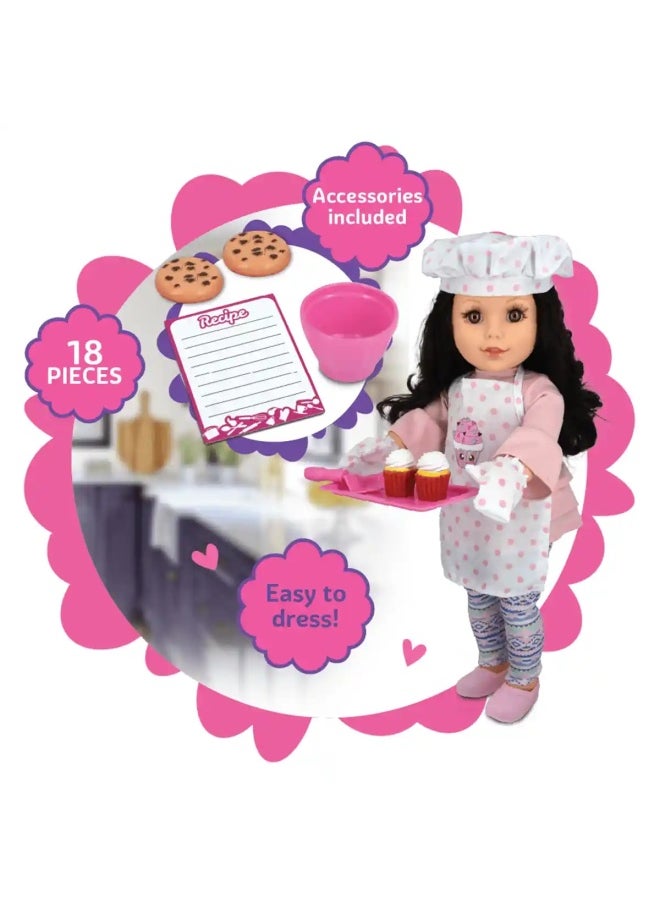 Baby Maziuna Style Girls Baking Fun Playset (45.72 cm) - pzsku/ZE57277AE024CBC5C95E4Z/45/_/1733213569/6973cd0e-c100-483d-a061-6eec6876e975