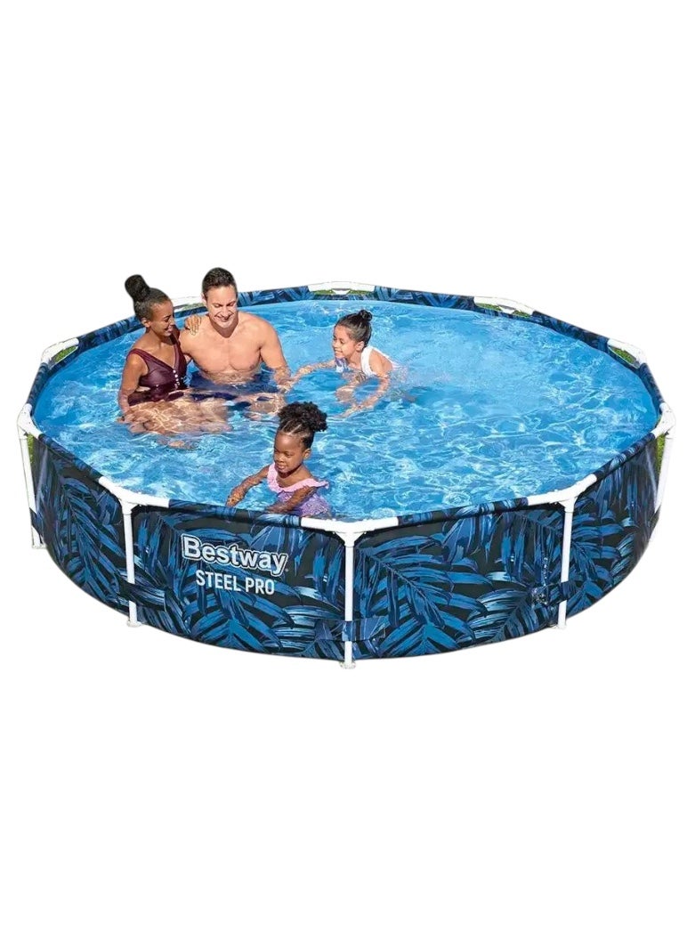 بست واي مسبح دائري ستيل برو 10×26 إنش (3.05م × 66سم) – سهل التركيب ومثالي لأيام الصيف - Image 1