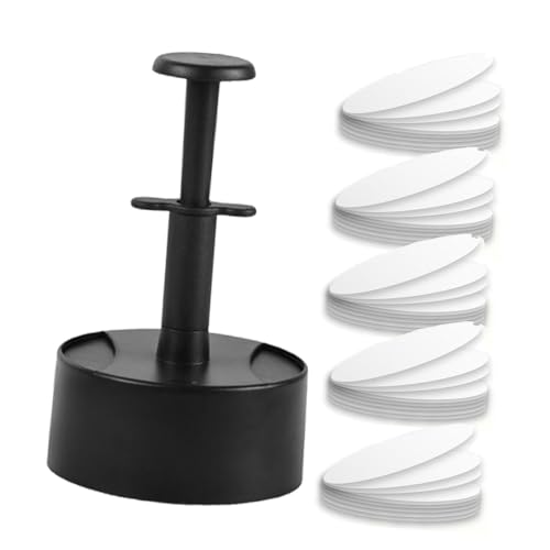 ATORSE Hamburger Patty Press with 100Paper Burger Press for Sausage Outdoor Camping - Image 1