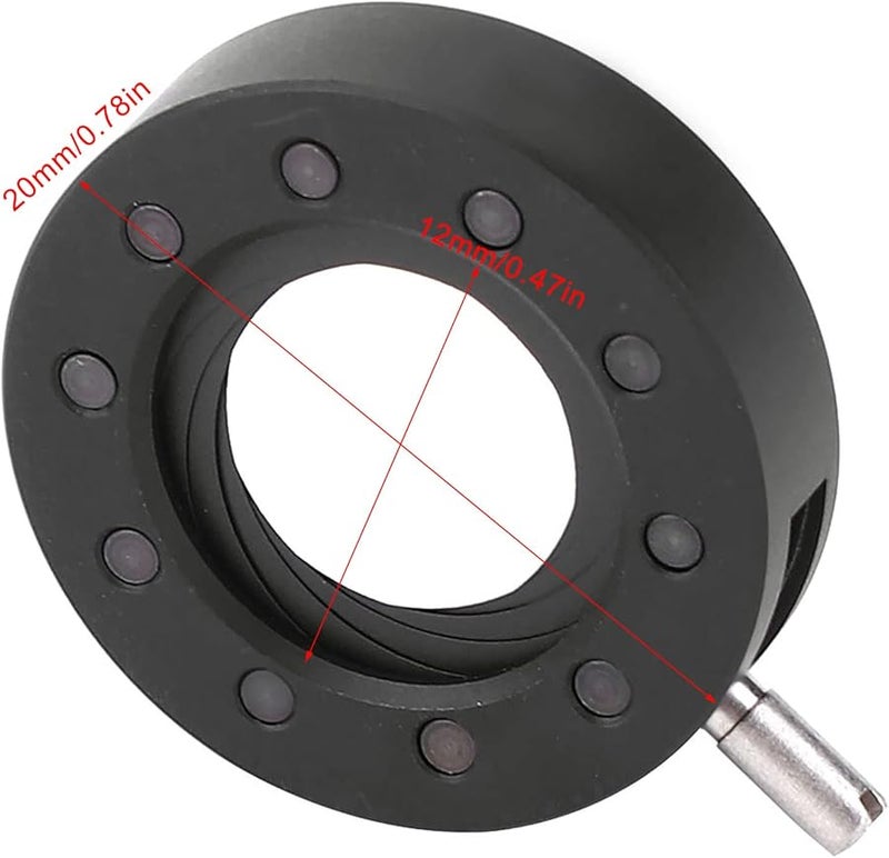 SK12 Size Iris Diaphragm Aperture Lens Optical Microscope Adjustable Adapter - Image 3