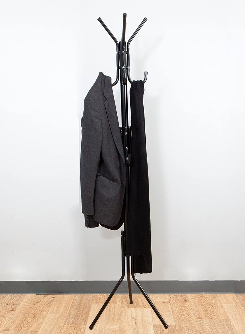 إي وورلد متعدد الطبقات 11 خطاف شماعات معطف مع خطاف لتعليق قمصان ملابس متعددة معاطف متعددة الوظائف رف قماش موفر للمساحة التخزين. - Image 2