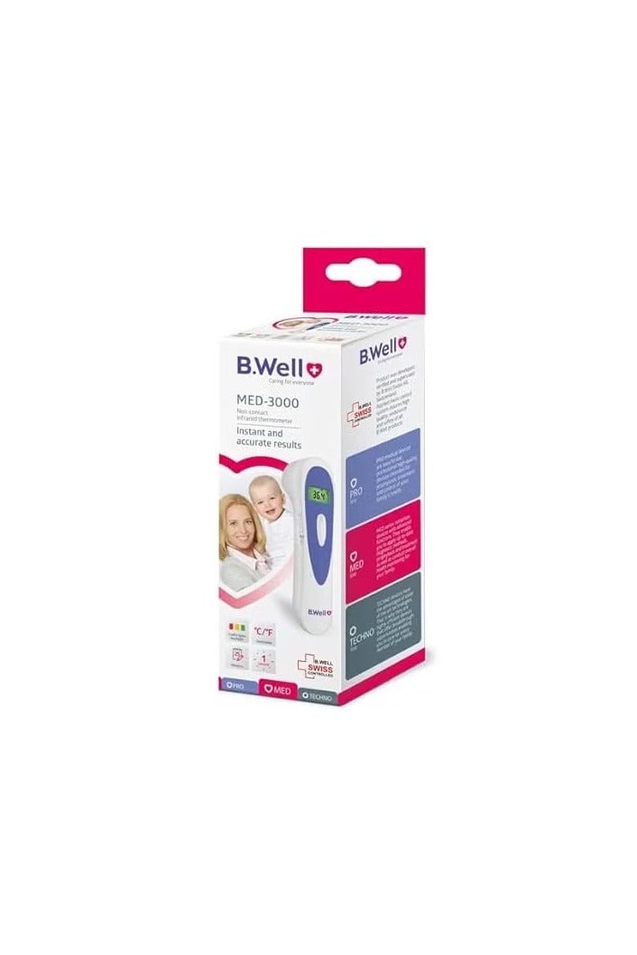 B.Well مقياس حرارة غير تلامسي بالأشعة تحت الحمراء MED‑3000