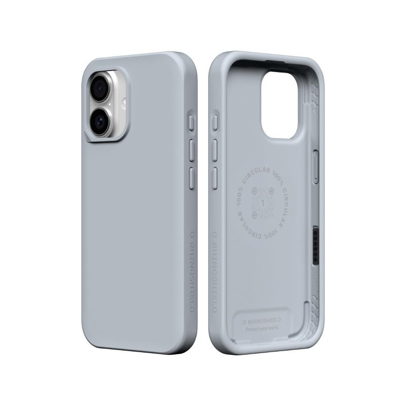 RhinoShield Phone Case Compatible with iPhone 17 SolidX Reinforced ShockAbsorbing Protection Minimal and Slim Design with Military Grade Drop Protection Ash Grey - Image 2