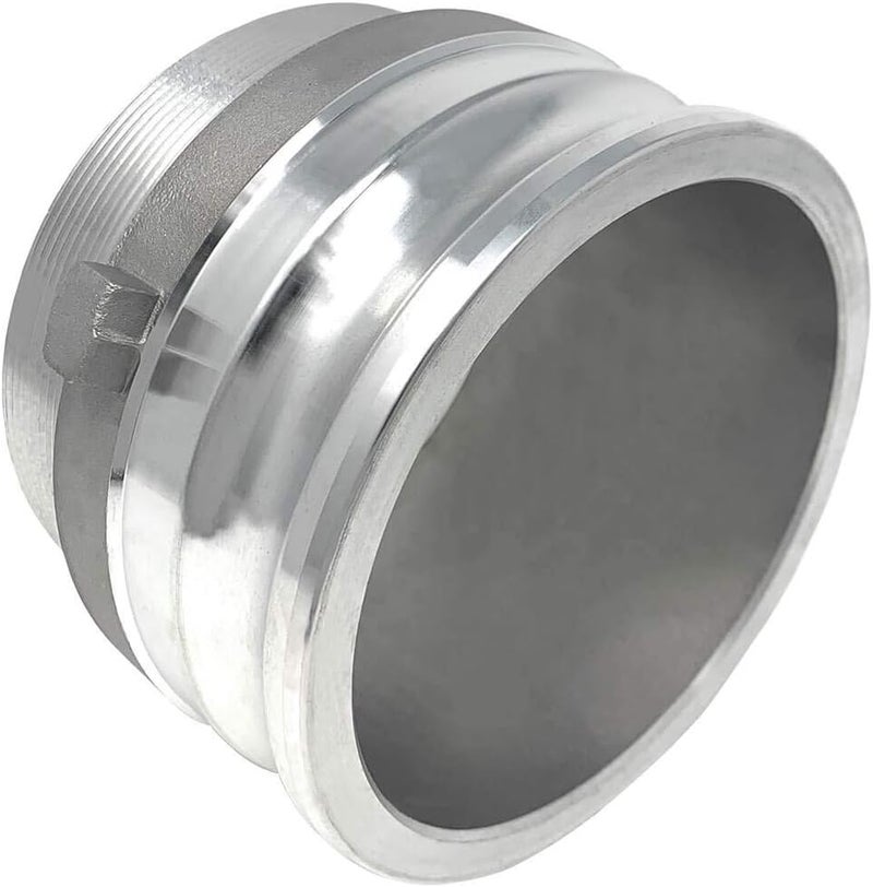 Gloxco Aluminum Type F Cam and Groove Fitting, 6" Male Camlock Adapter x 6" Male NPT (CAM-60-F-AL) - Image 5