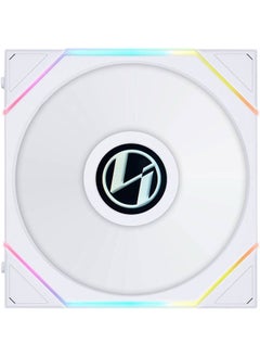 LIAN LI UNI FAN TL LCD PC Cooling Fan, 1.6" LCD, 140mm Fan Size, 1600 RPM Fan Speed, 68.1 CFM Fan Air Flow, Fluid Dynamic Bearing, PA66 / PBT Materials, Single Pack  - Image 1