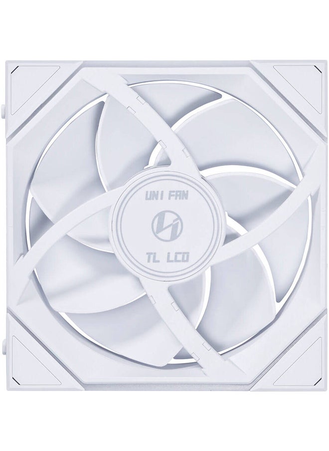 LIAN LI UNI FAN TL LCD PC Cooling Fan, 1.6" LCD, 140mm Fan Size, 1600 RPM Fan Speed, 68.1 CFM Fan Air Flow, Fluid Dynamic Bearing, PA66 / PBT Materials, Single Pack  - Image 2
