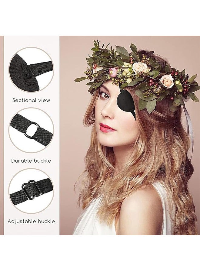 2 Piece Eye Patch, Adjustable Eye Patches, Medical Eye Patch, Amblyopia Lazy Eye Patches for Left or Right Eyes, Black - Image 5