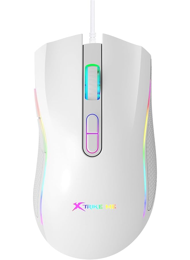 XTRIKE ME Gm 314 Wh Wired Gaming Mouse White - Image 2