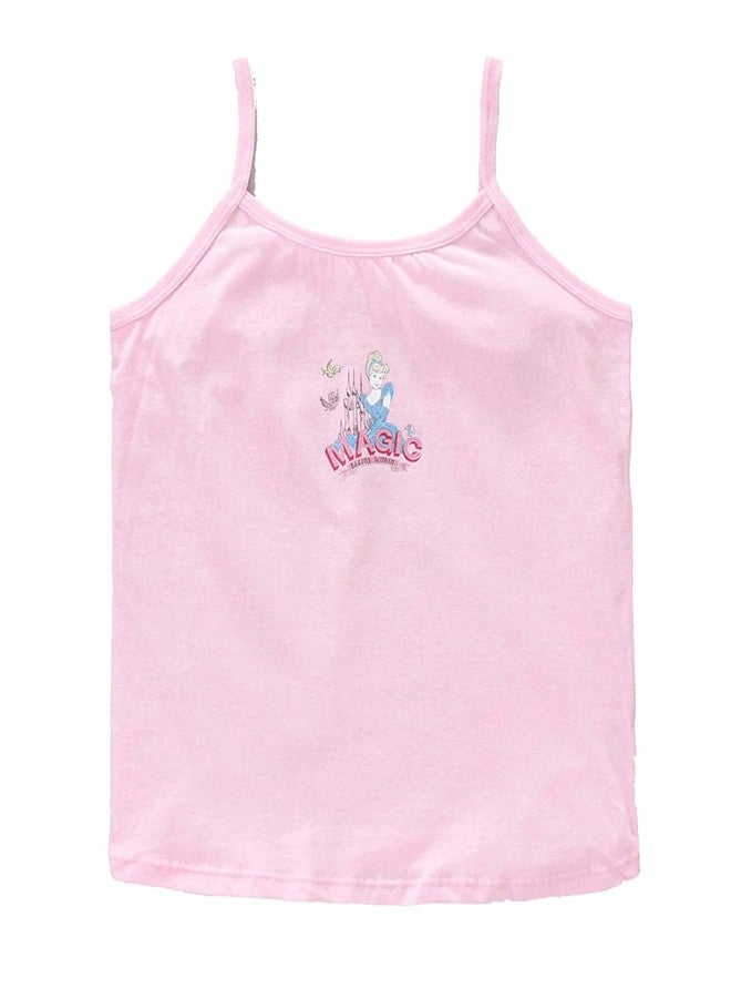 KEATY pure cotton camisole slips adjustable printed sleeveless sando unisex innerwear multicolor slips combo set for new baby girls pack of 4 (6 months-12 months, Light slips) - Image 3