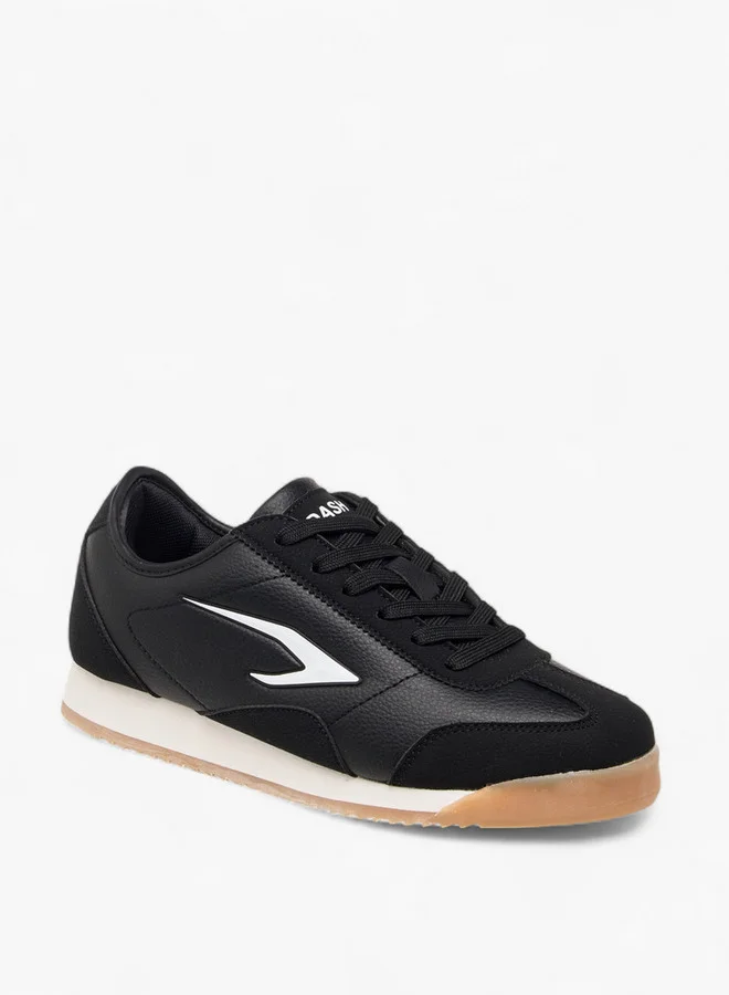 Dash Women Logo Print Sneakers with Lace-Up Closure