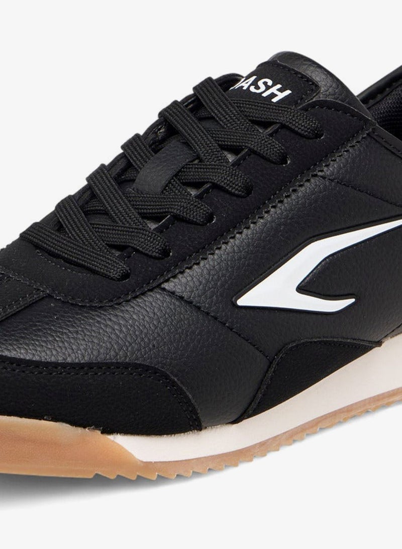 Dash Women Logo Print Sneakers with Lace-Up Closure - Image 4