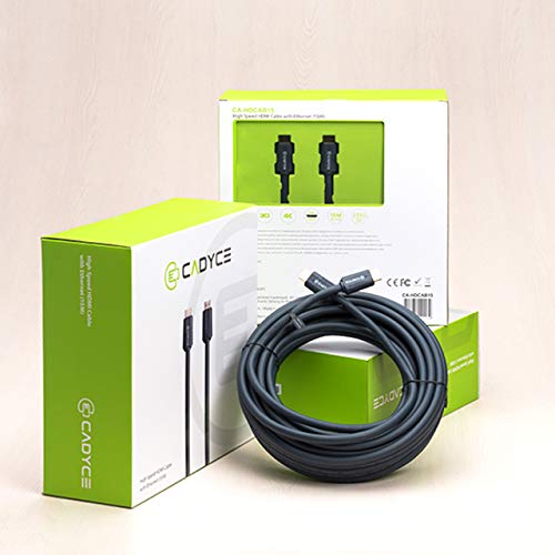 Cadyce High Speed HDMI® Cable with Ethernet (15M) (Black) - Image 4