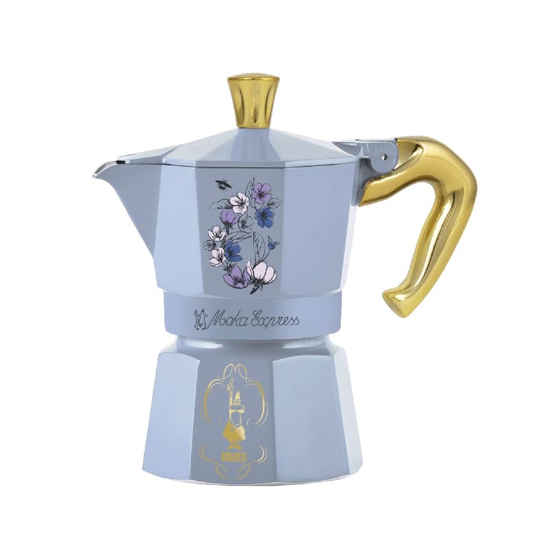 Bialetti â€“ Moka Express Bridgerton: Iconic stovetop Espresso Maker â€“ Official Netflix License, 3 Cups (4.3 oz.), Aluminum - Image 2