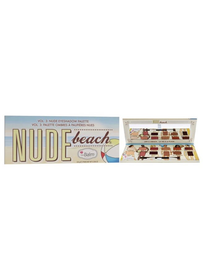 theBalm Nude Beach Eyeshadow Palette, Durable Long-Lasting, Professional Cosmetic Set, 12 Eye-Popping Shades, Triple-Milled Pigments 0.382 Oz  - Image 3