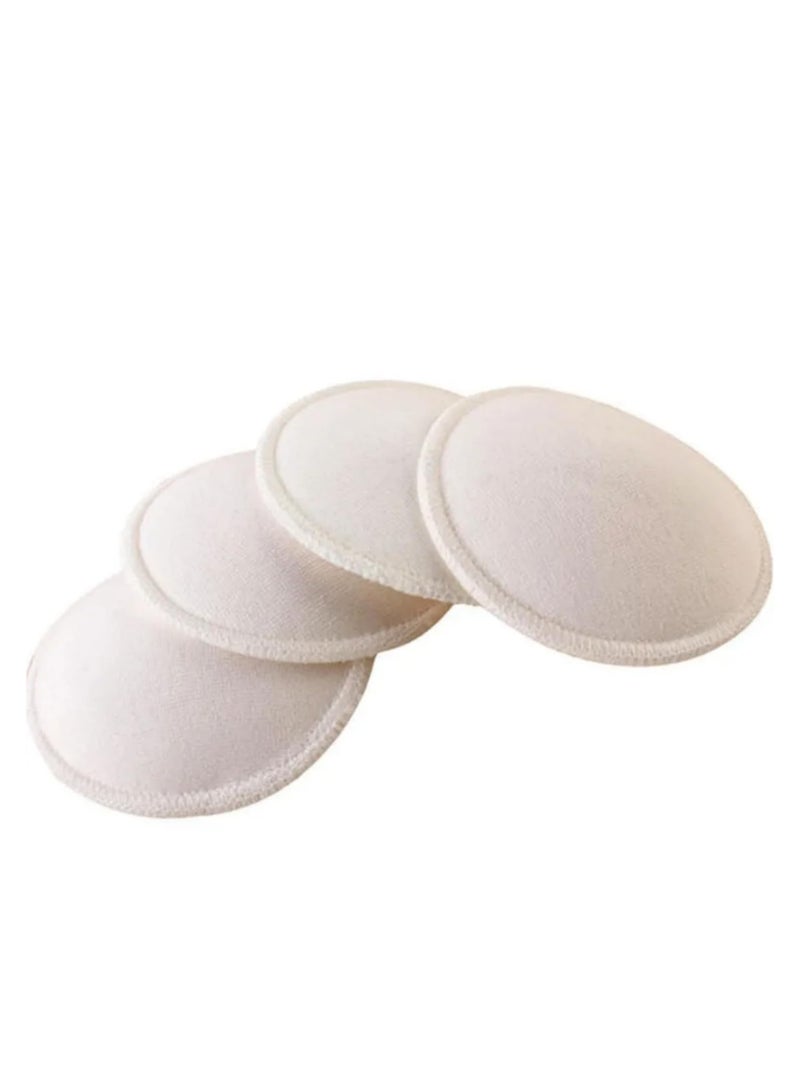 4Pcs Set Washable Reusable Breast Pads for Nursing Mothers Waterproof Comfortable Breastfeeding Pads Soft Absorbent Towel Cloth Sponge Nursing Pads Convenient Feeding Essentials - Image 1