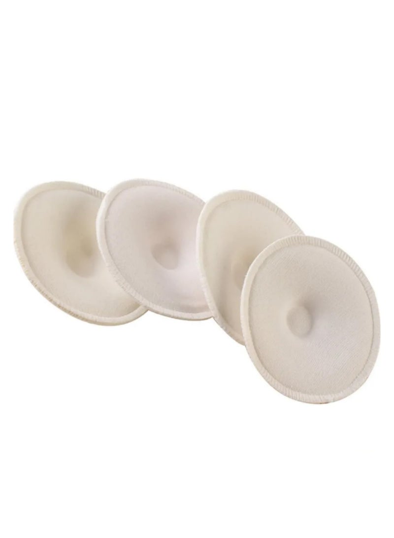 4Pcs Set Washable Reusable Breast Pads for Nursing Mothers Waterproof Comfortable Breastfeeding Pads Soft Absorbent Towel Cloth Sponge Nursing Pads Convenient Feeding Essentials - Image 2
