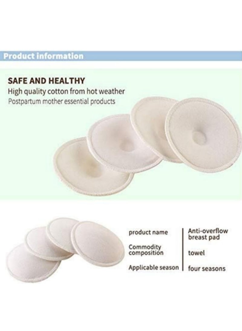 4Pcs Set Washable Reusable Breast Pads for Nursing Mothers Waterproof Comfortable Breastfeeding Pads Soft Absorbent Towel Cloth Sponge Nursing Pads Convenient Feeding Essentials - Image 3