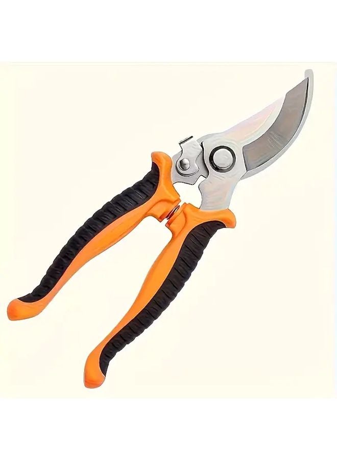 Random Color Ratchet Pruning Shears Stainless Steel Effort Saving Garden Tool - Image 2