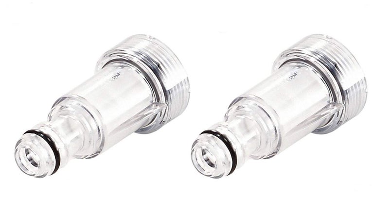 Tools And Hardware أدوات وقطع غيار موصل فلتر مياه عالي الضغط لمغسلة السيارات مجموعة من 2 قطعة - Image 1