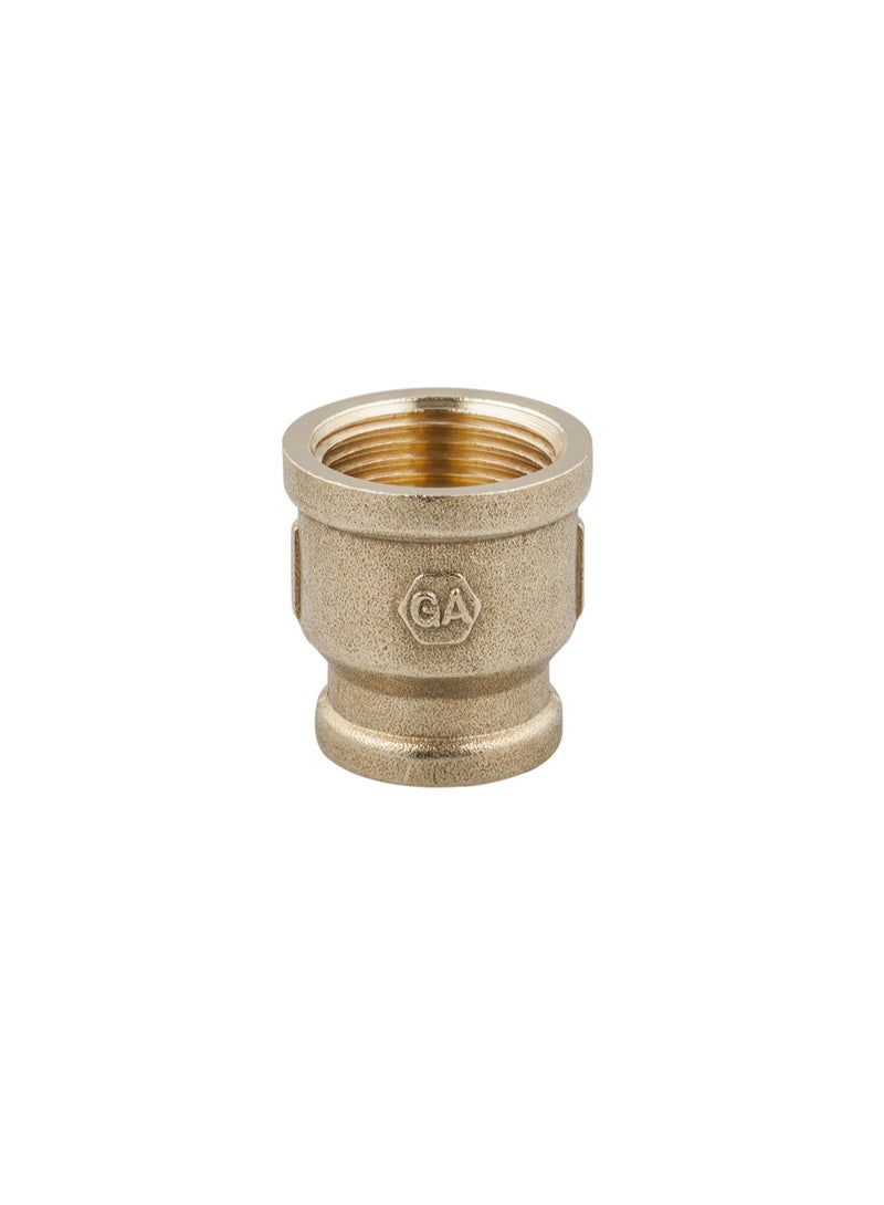 GA  4 Pcs set,  Brass  Female Reduce Socket 1/4 inch*3/4 inch To1inch*3/4inch  Brass Plumbing Fittings Set, High-Purity Copper Alloy, BSPT Thread Standard, - Image 1