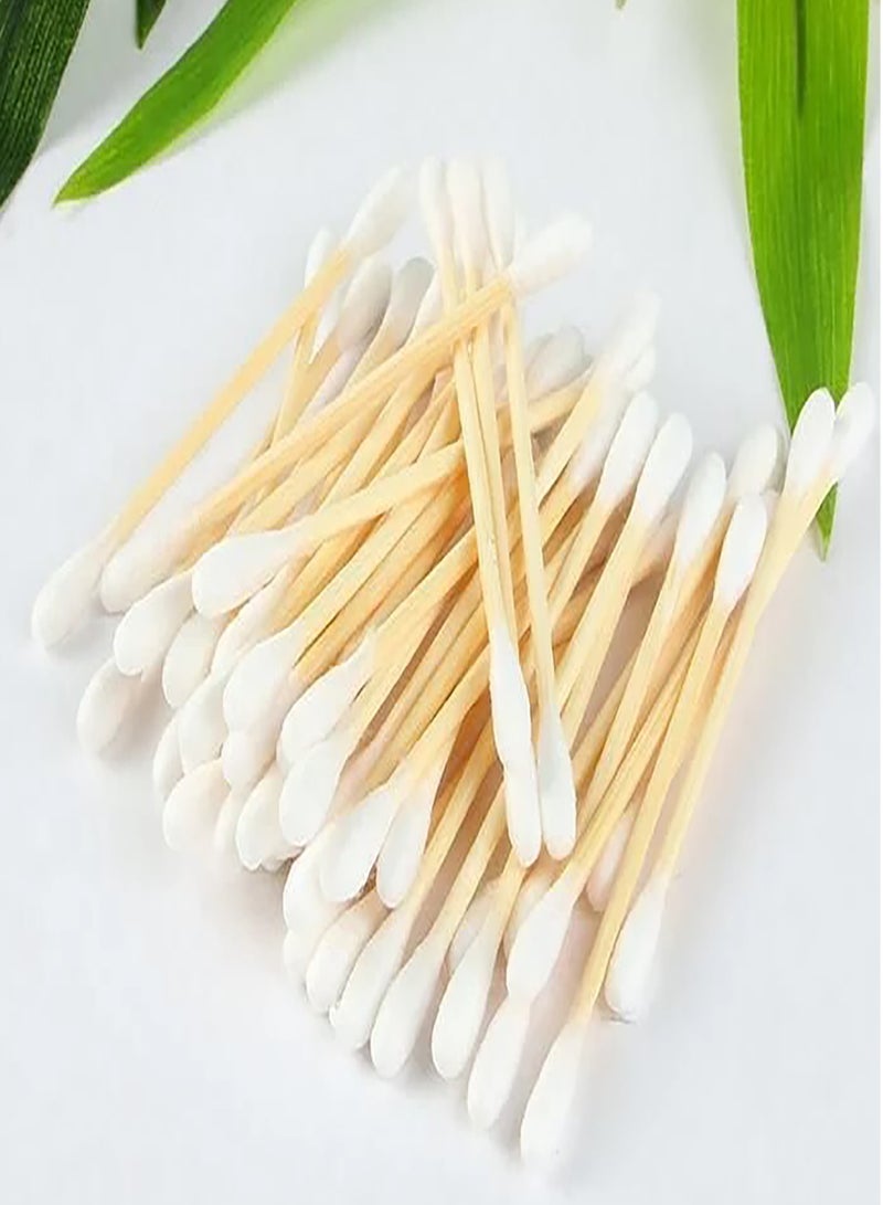 Dada DADA Bamboo Cotton ear Buds, Double-Tipped, 100% Cotton, Biodegradable, 200 Pieces - Image 3
