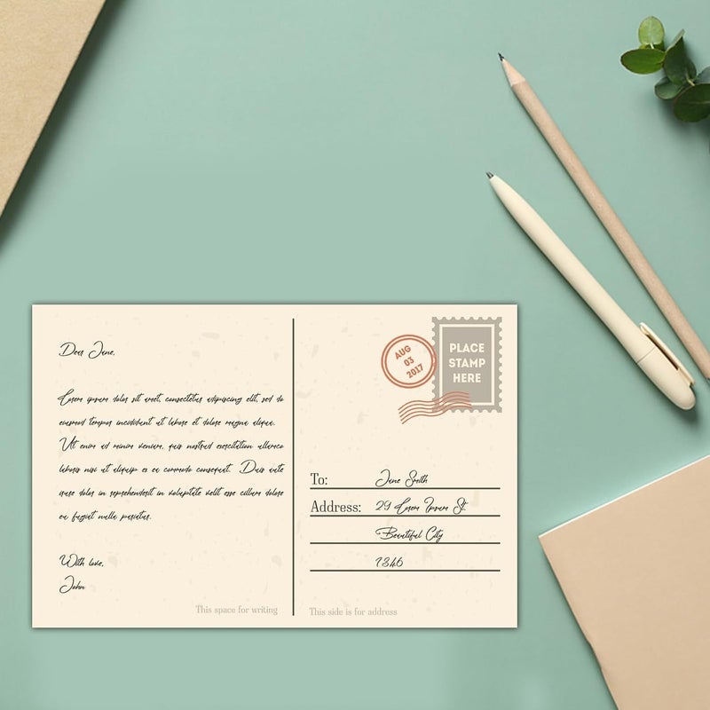 Goefun 100 Pack 4x6 Ivory Cardstock Blank Index Cards 4x6 Cardstock Paper, 80lb Heavyweight Cream Cardstock Unlined Notecards for Invatations, Post Cards, Photo Paper, Recipe Cards - Image 5