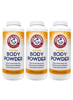 Arm & Hammer Talc-Free Body Powder for Body Odor Sweat & Moisture (3 pack) 