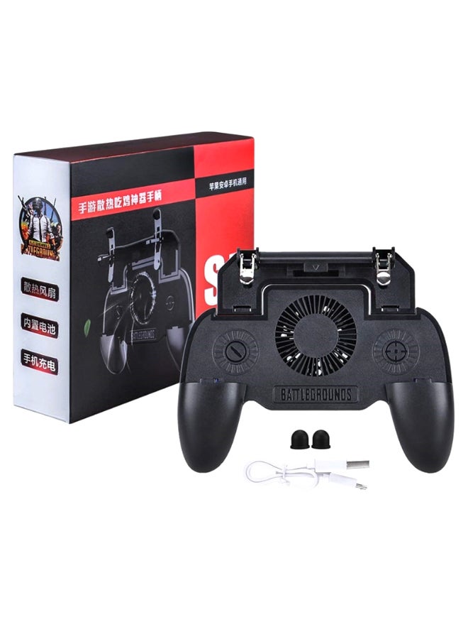 PUBG Mobile Trigger L1R1 Shooter Joystick Gamepad With Cooling Fan - Wireless - Image 1