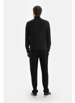 dagi Anthracite Men's Cashmere Blend Zipper Collar Sweater  - Image 2