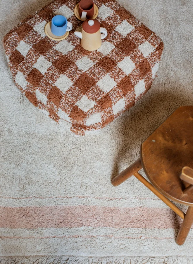 Lorena Canals Pouf Vichy Toffee