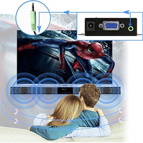 JideTech 1080P VGA to HDMI Converter with 3.5mm Audio Port for PC Laptop Display Computer Mac Projector - Image 5
