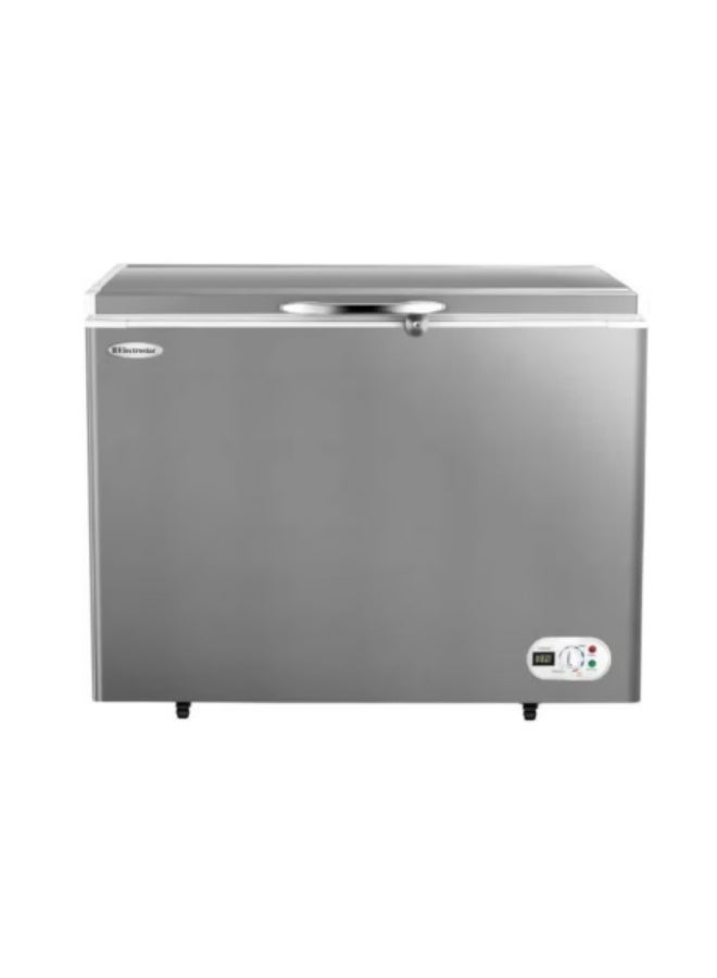 إلكترو ستار ديب فريزر أفقي الكتروستار، 150 لتر، فضي